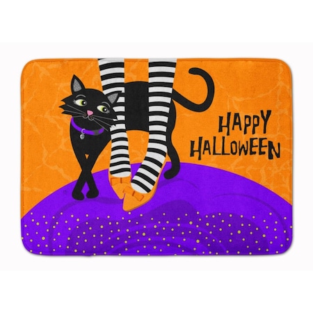 Carolines Treasures Halloween Witches Feet Machine Washable Memory Foam Mat VHA3038RUG
